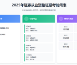 证券资格从业证考试报名时间_官网入口_7周备考方案！